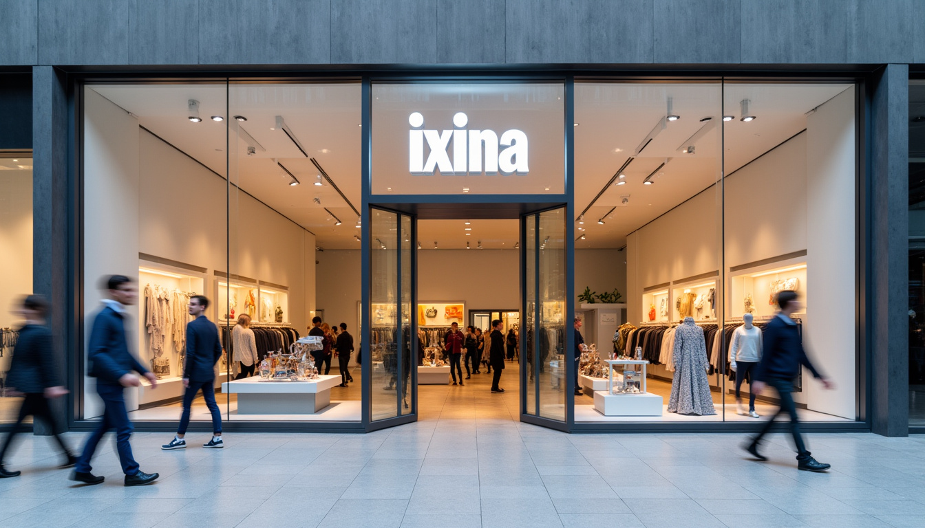 Façade du magasin Ixina Angers situé dans le centre commercial d'Angers