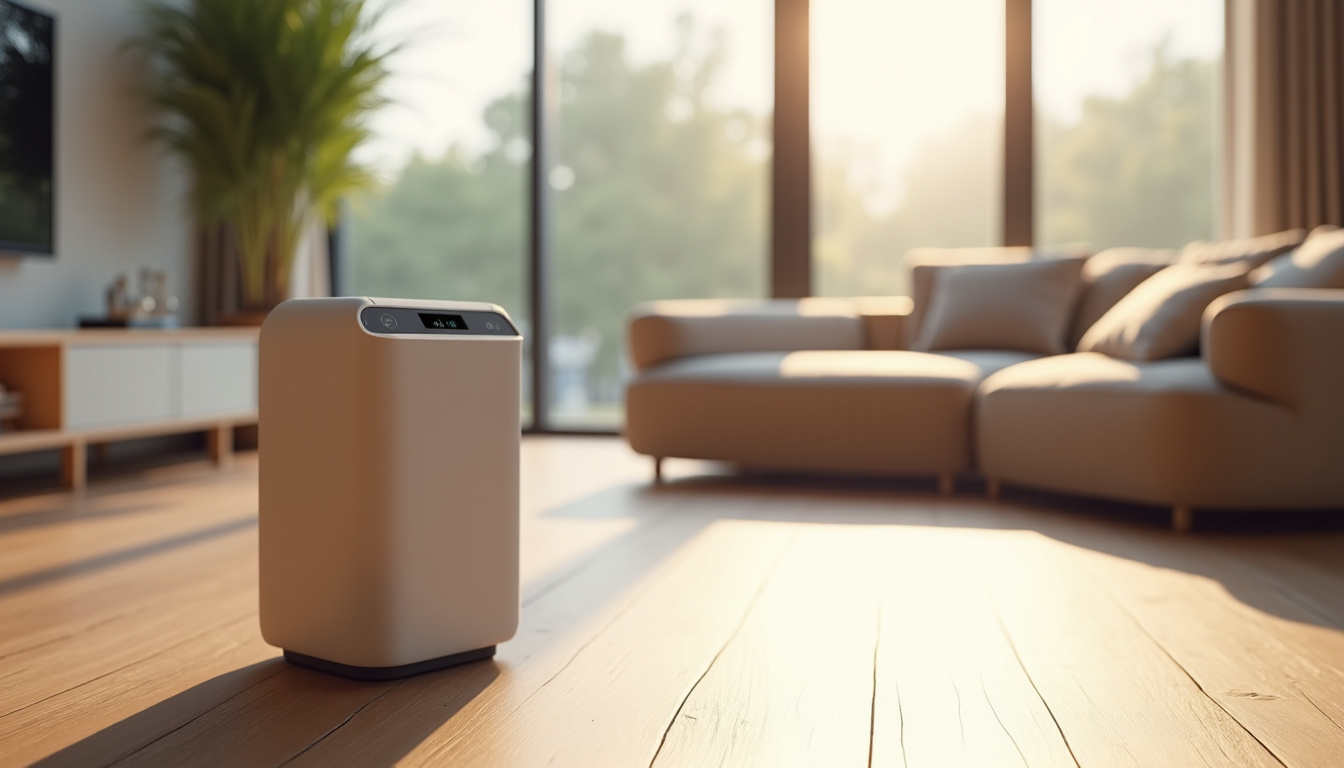 Batterie de stockage Zendure AB2000S installée dans un salon moderne