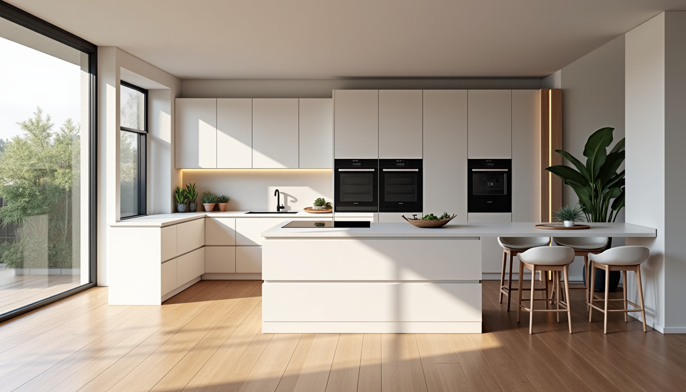 Cuisine SoCoo’c installée dans un salon contemporain