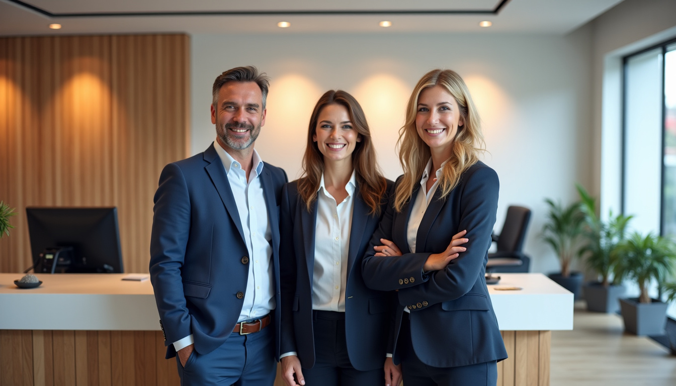 Équipe de conseillers bancaires du Crédit Agricole de Chanceaux-sur-Choisille