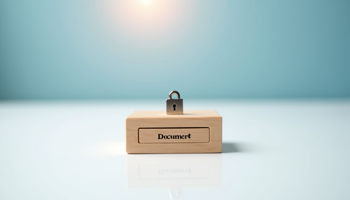 Interface de transmission sécurisée des documents sur le tableau de bord Semrush