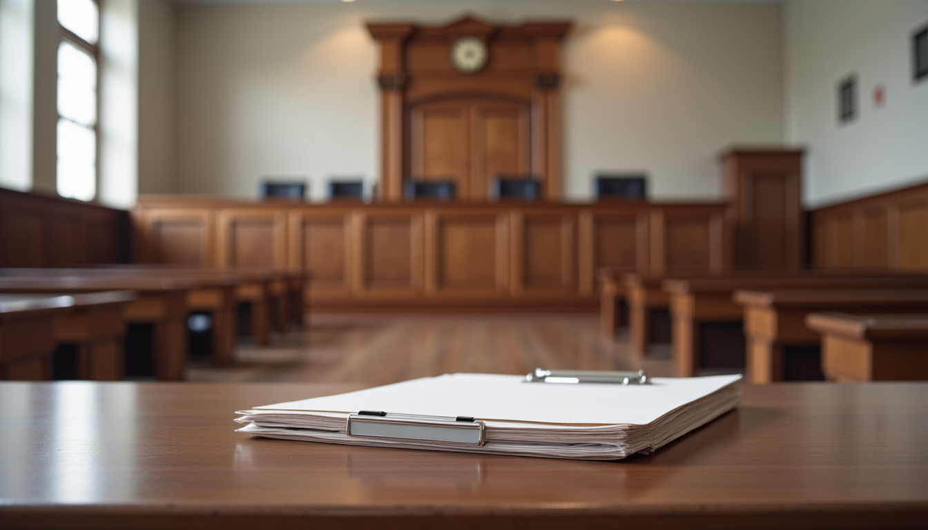 Représentation du tribunal de l’application des peines en 2026, où les demandes de libération conditionnelle sont examinées