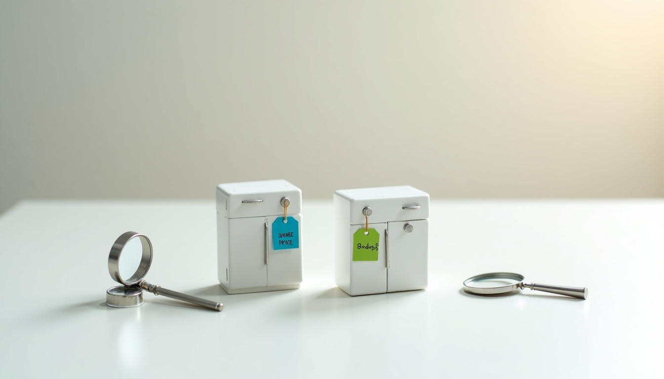 Tableau comparatif des prix entre Socoo’c, Ixina et autres revendeurs Nobilia