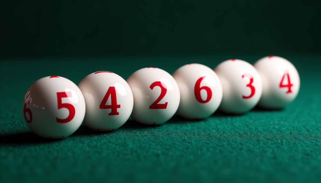 Tirage du Loto du samedi 25 octobre 2025 avec les boules sorties disposées en ligne