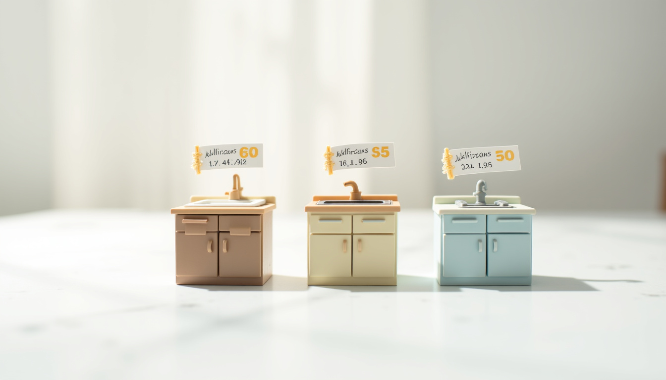 Tableau comparatif des prix entre Socoo’c, Ixina et autres revendeurs Nobilia