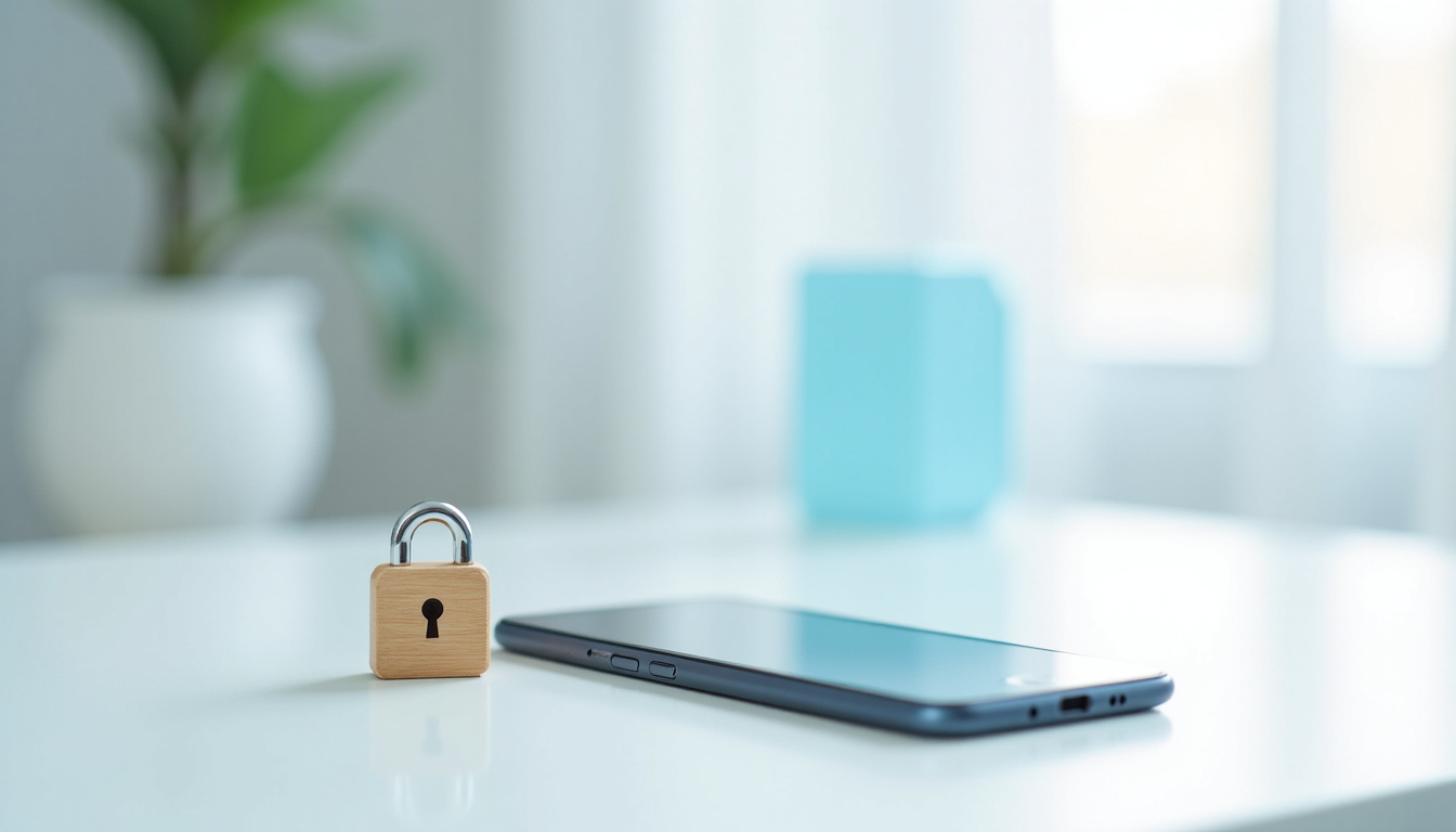 Vérification des paramètres de connexion sur smartphone Banque Populaire