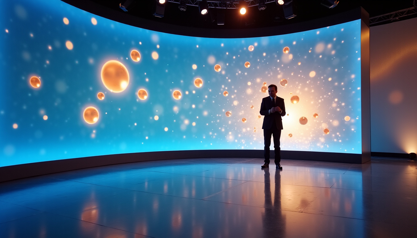 Présentation du tirage EuroMillion sur TF1 avec un animateur en direct